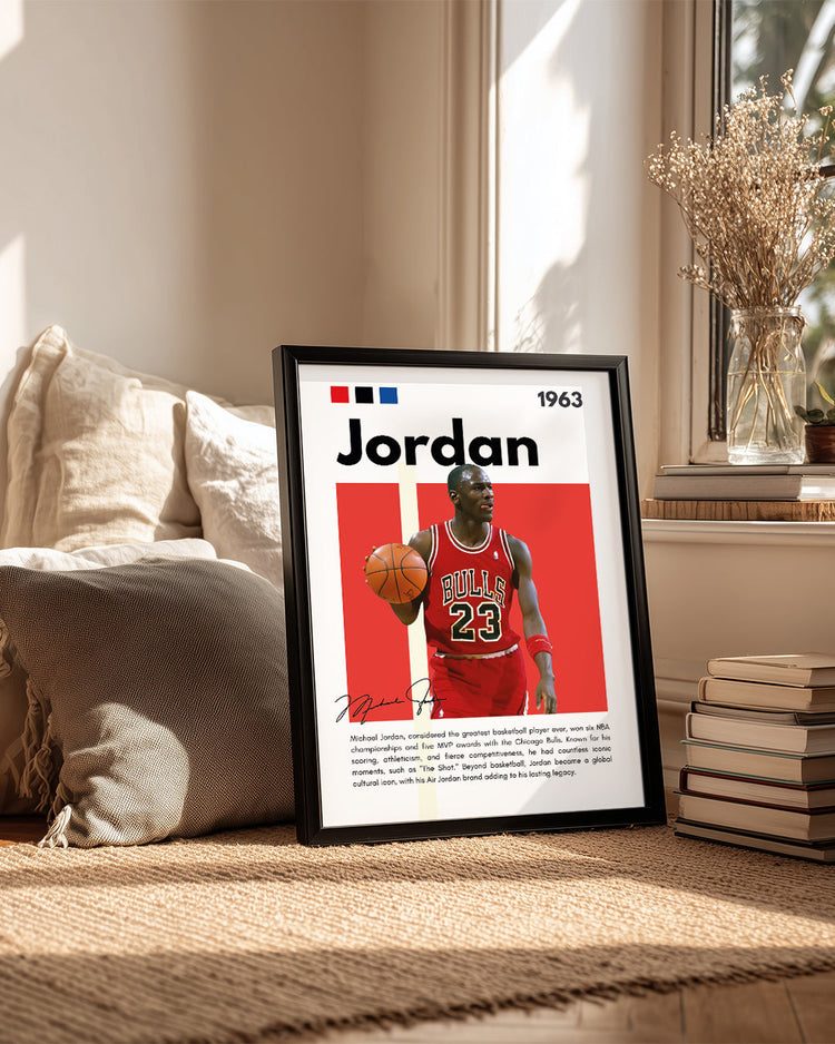 Michael Jordan 1963 Poster Tablosu