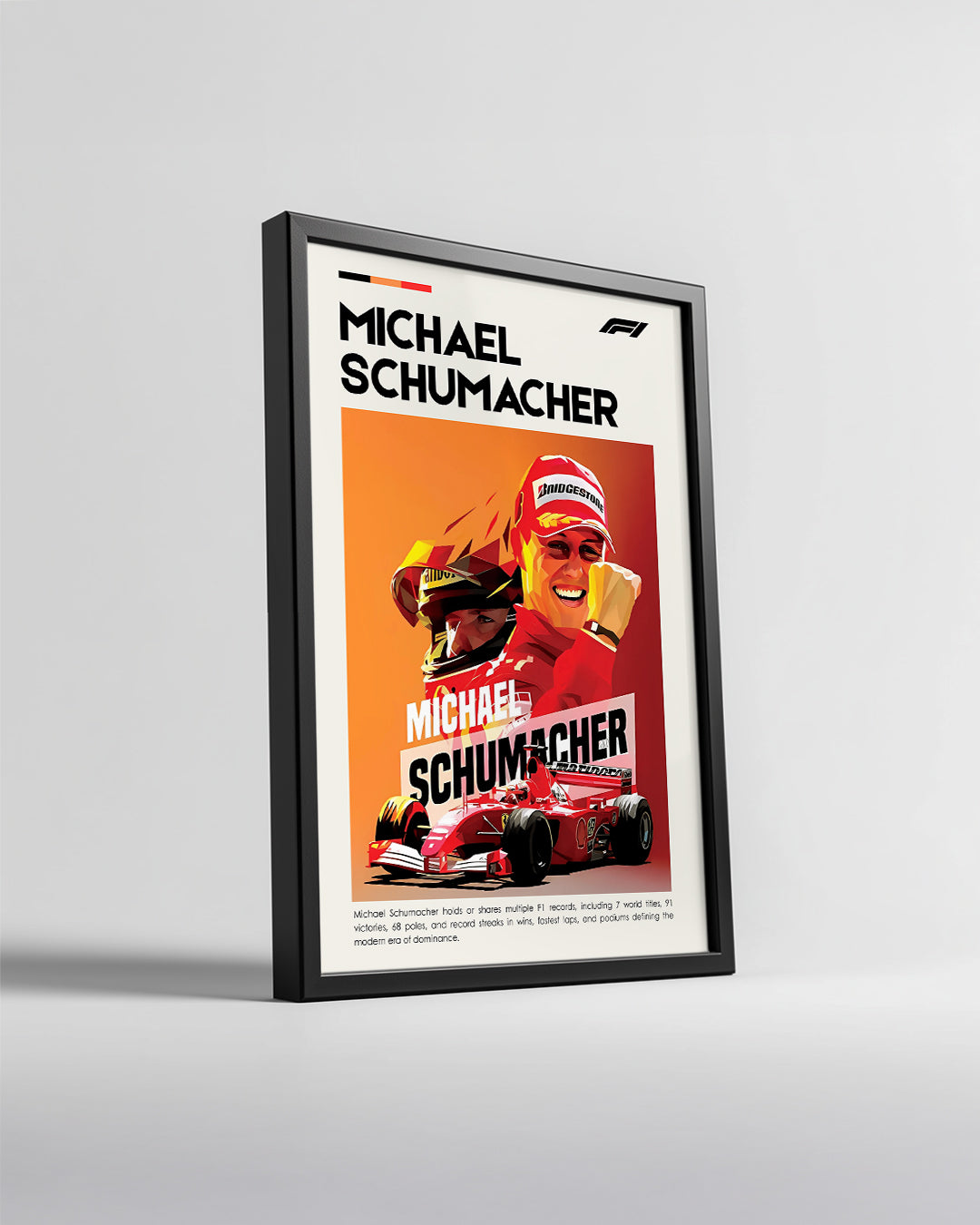 Michael Schumacher Poster Tablosu
