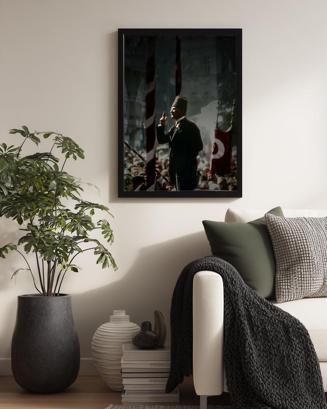 Millete Sesleniş: Konuşan Atatürk Poster Tablosu