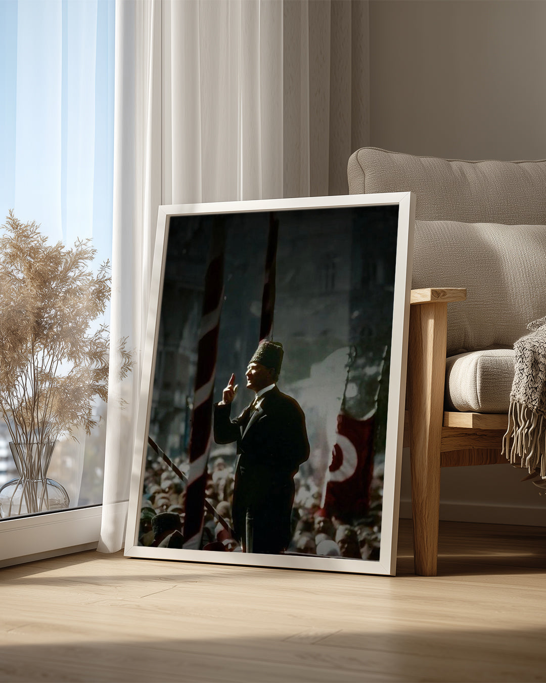 Millete Sesleniş: Konuşan Atatürk Poster Tablosu