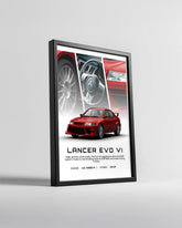Mitsubishi Lancer Evo VI Poster Tablosu