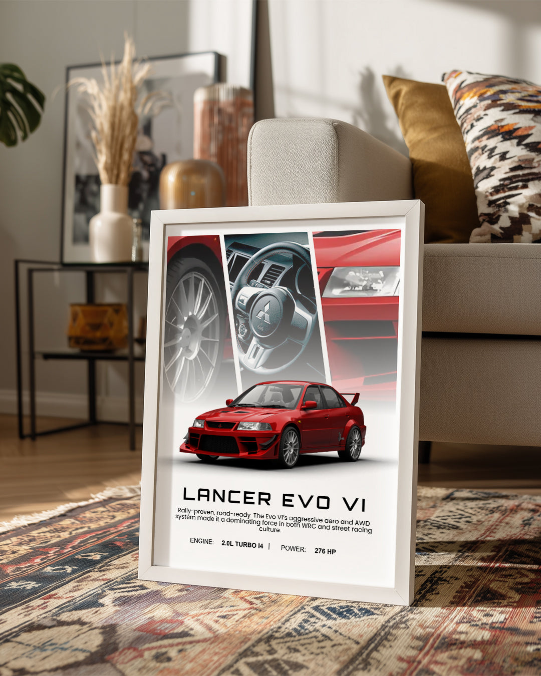 Mitsubishi Lancer Evo VI Poster Tablosu