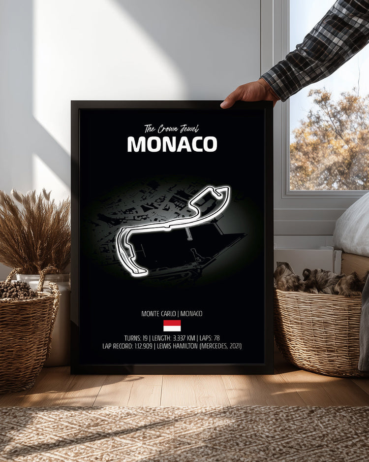 Monaco Poster Tablosu