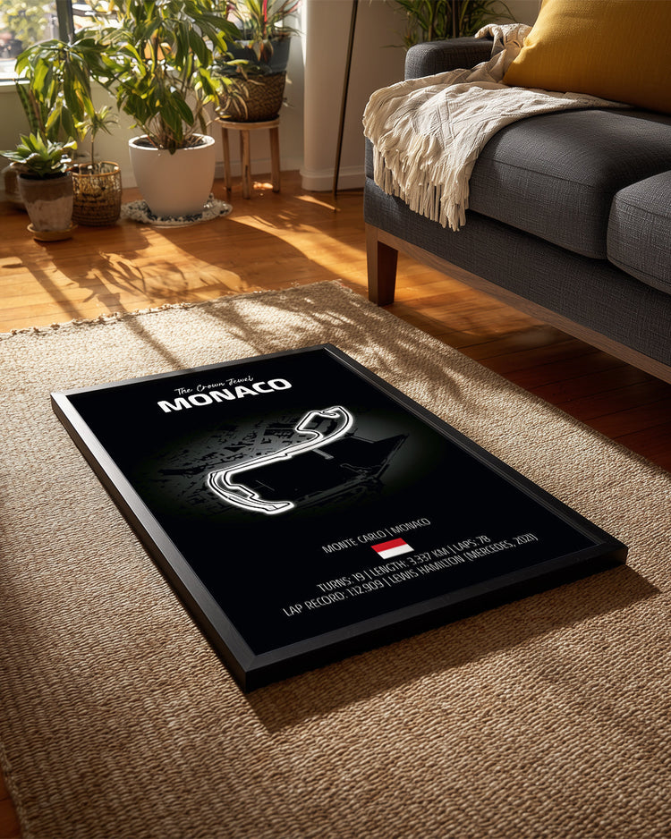 Monaco Poster Tablosu