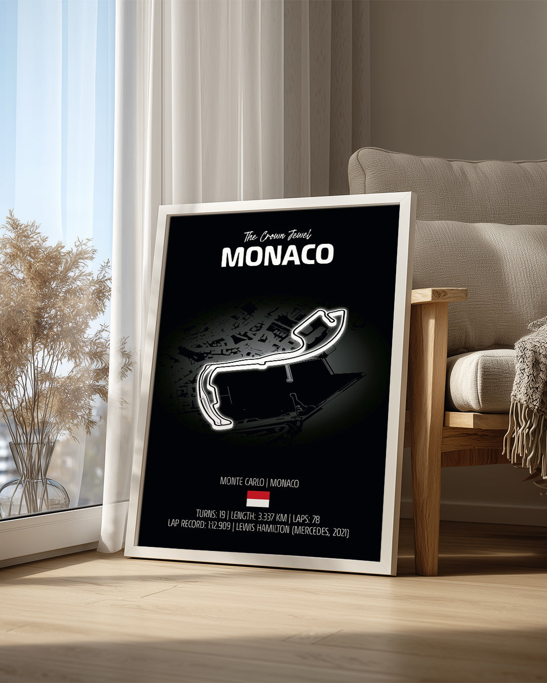 Monaco Poster Tablosu