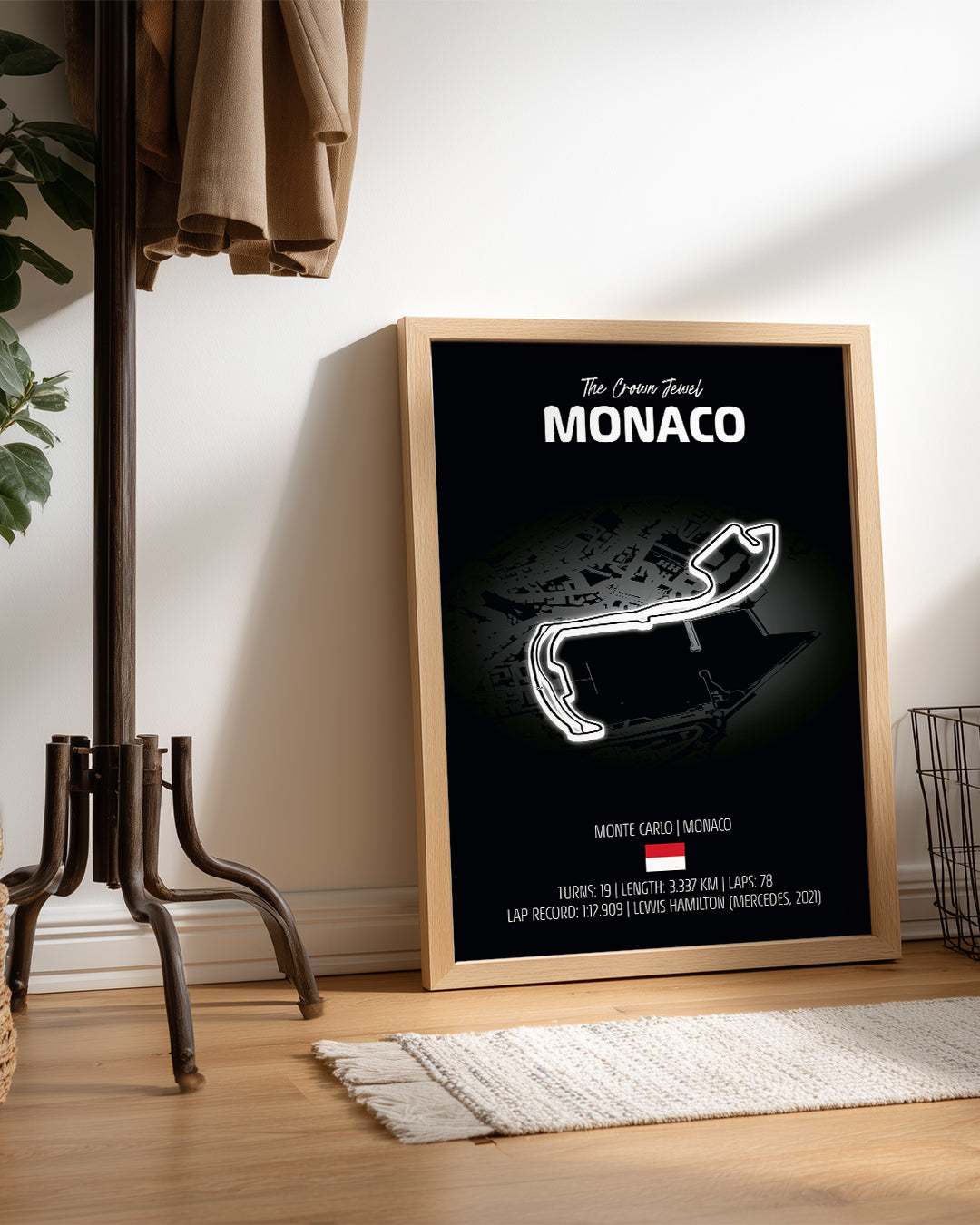 Monaco Poster Tablosu