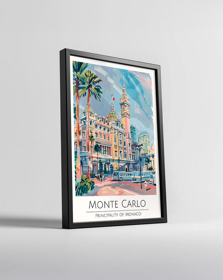 Monte Carlo Monako Poster Tablosu