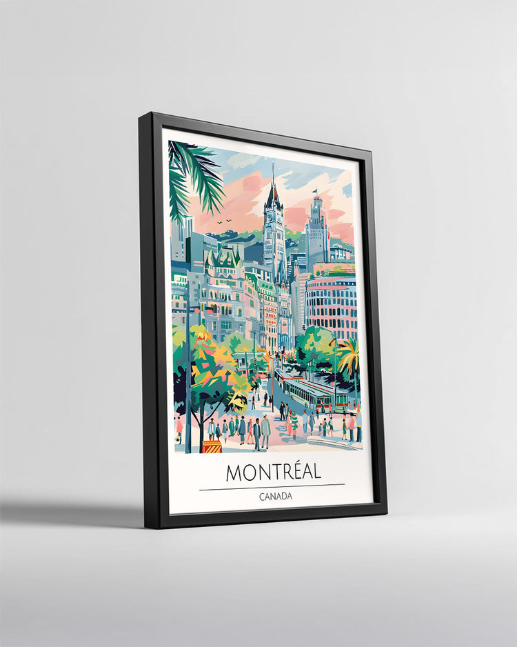 Montreal Kanada Poster Tablosu