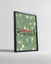 Moose Winter Art Poster Tablosu