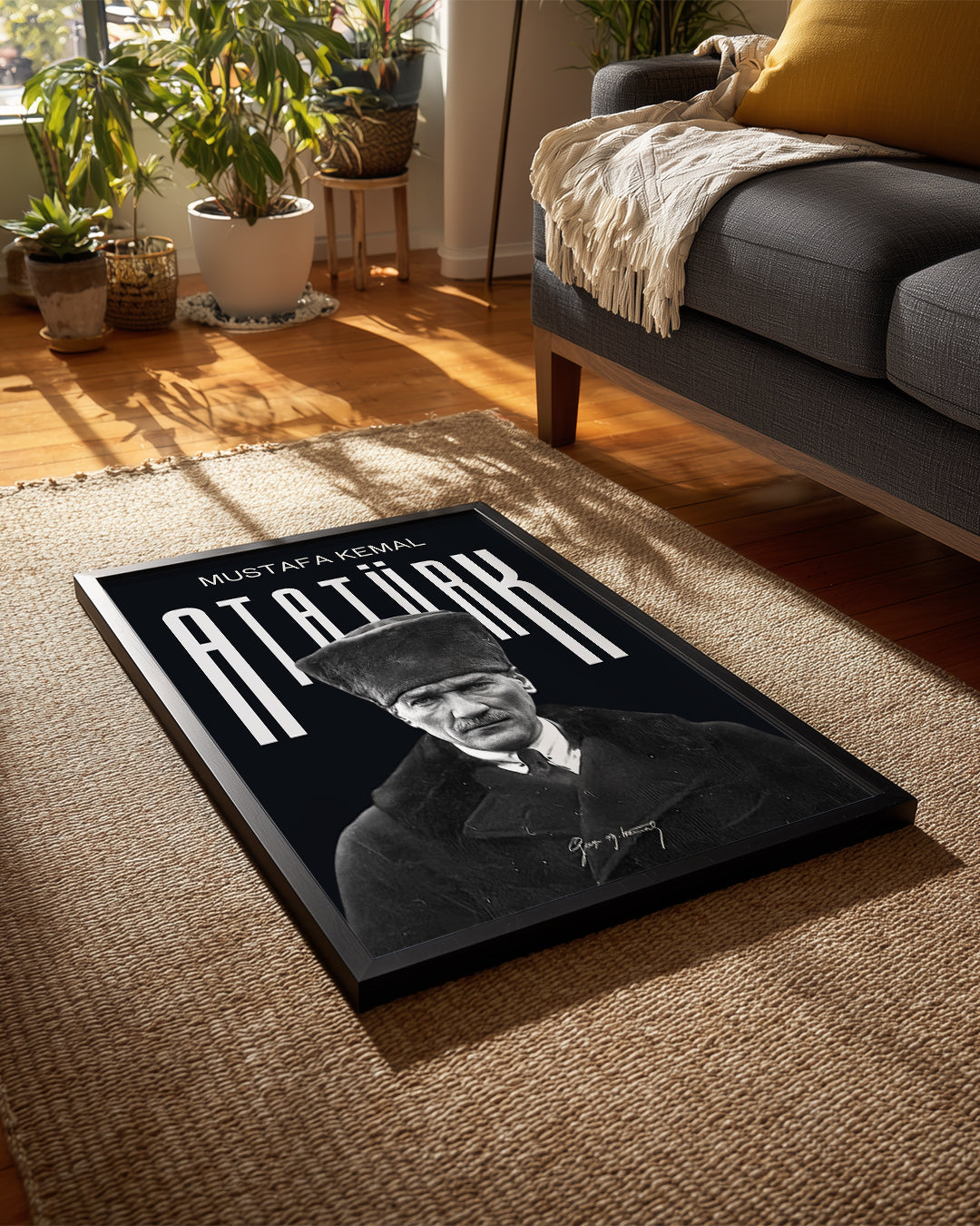 Mustafa Kemal Atatürk – Güç Ve Asalet Tasarım Poster Tablosu