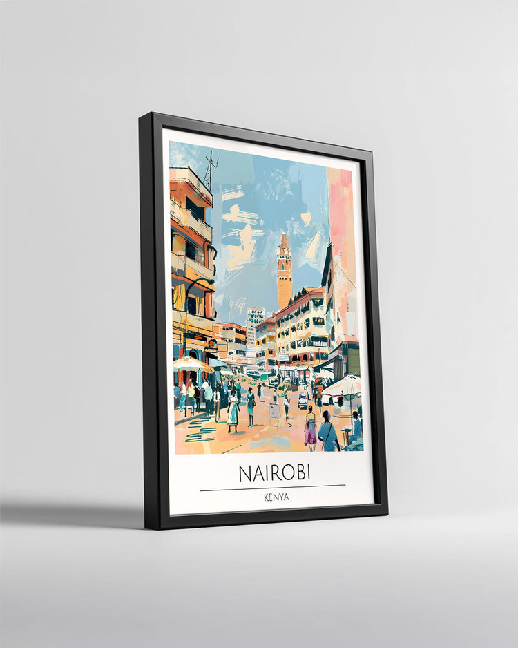 Nairobi Kenyah Poster Tablosu