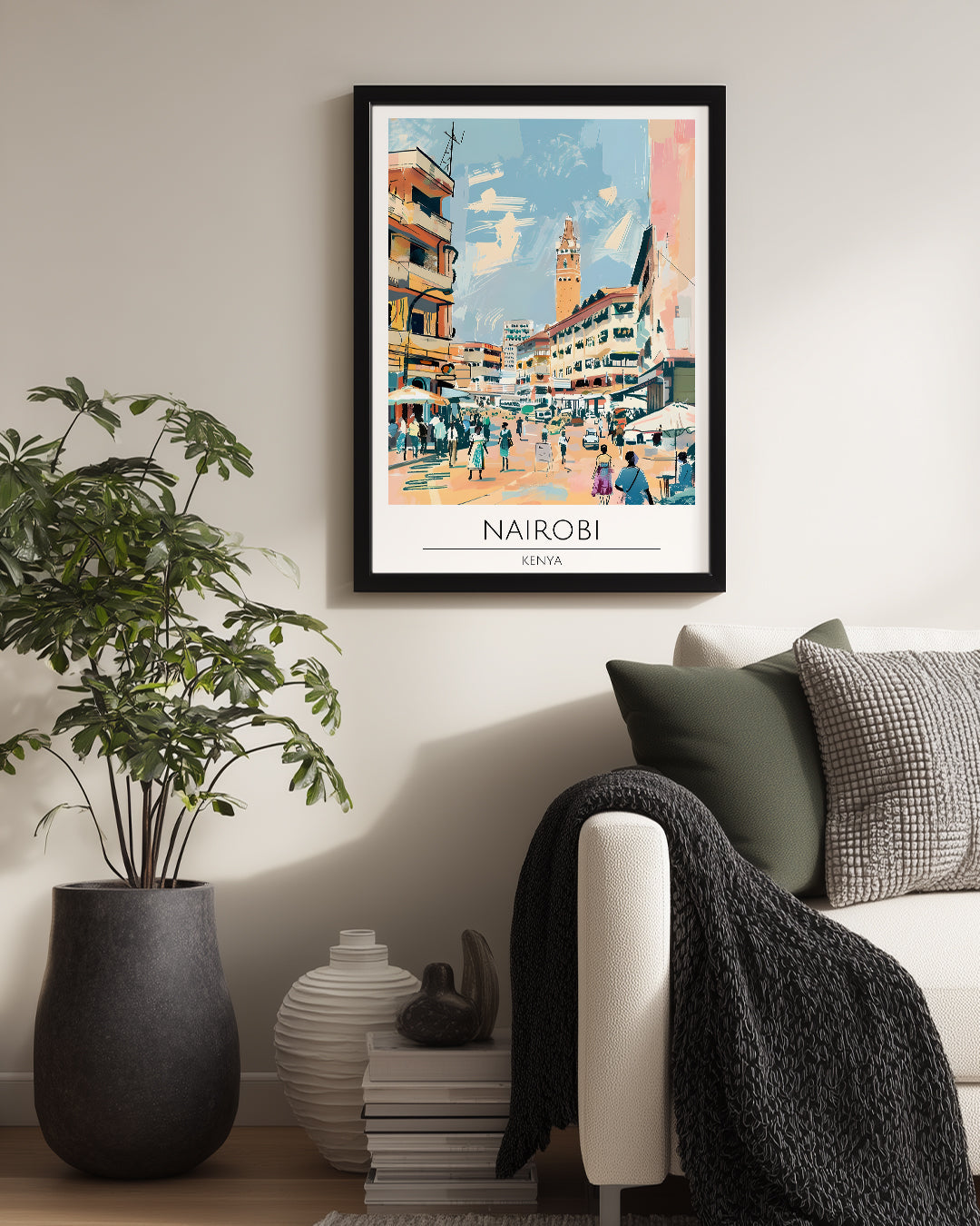 Nairobi Kenyah Poster Tablosu