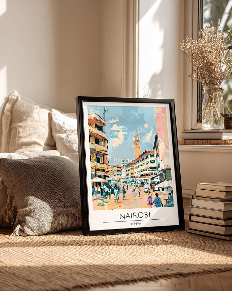 Nairobi Kenyah Poster Tablosu