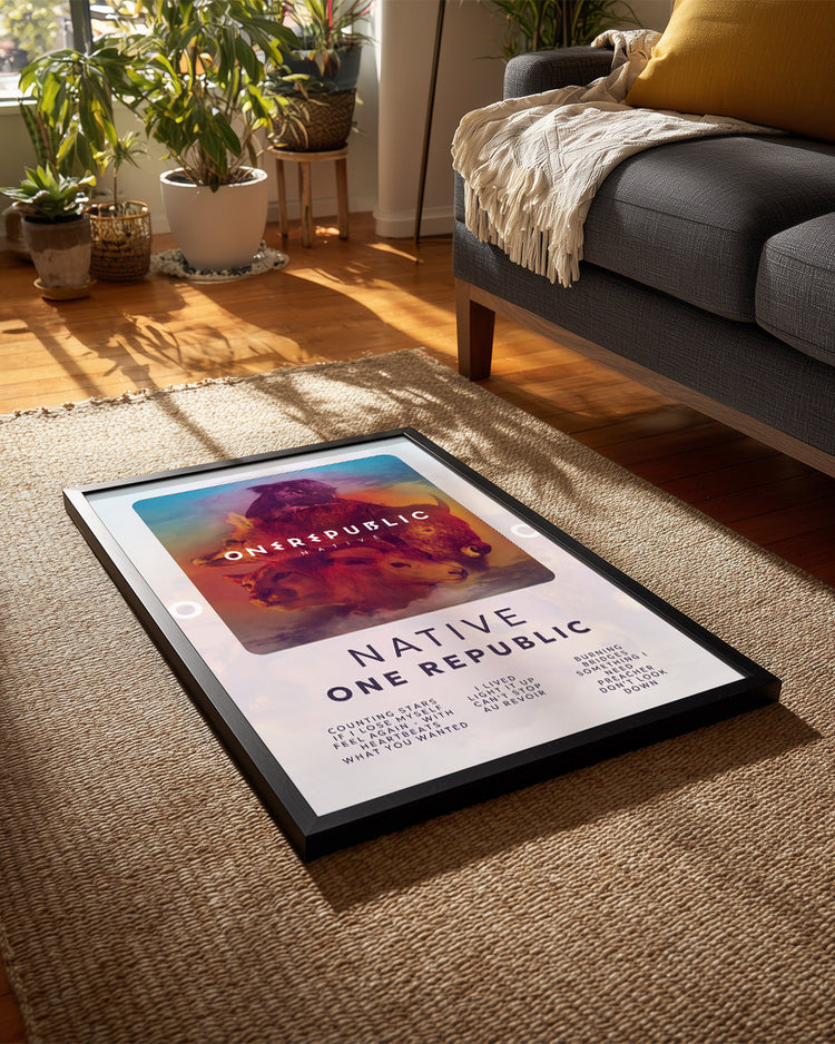 Native - One Republic Poster Tablosu