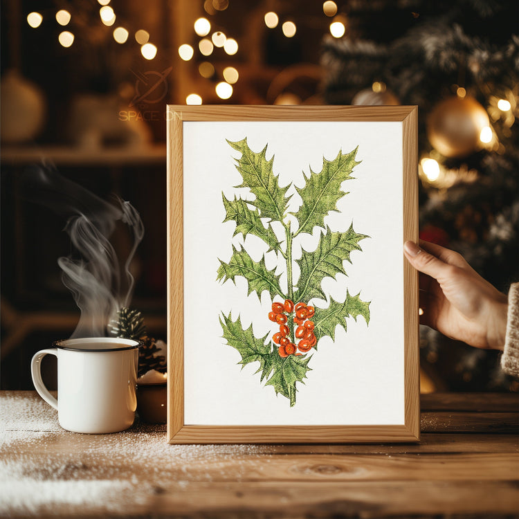 Natural Christmas Pine Poster Tablosu