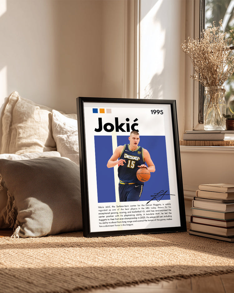 Nikola Jokic 1995 Poster Tablosu