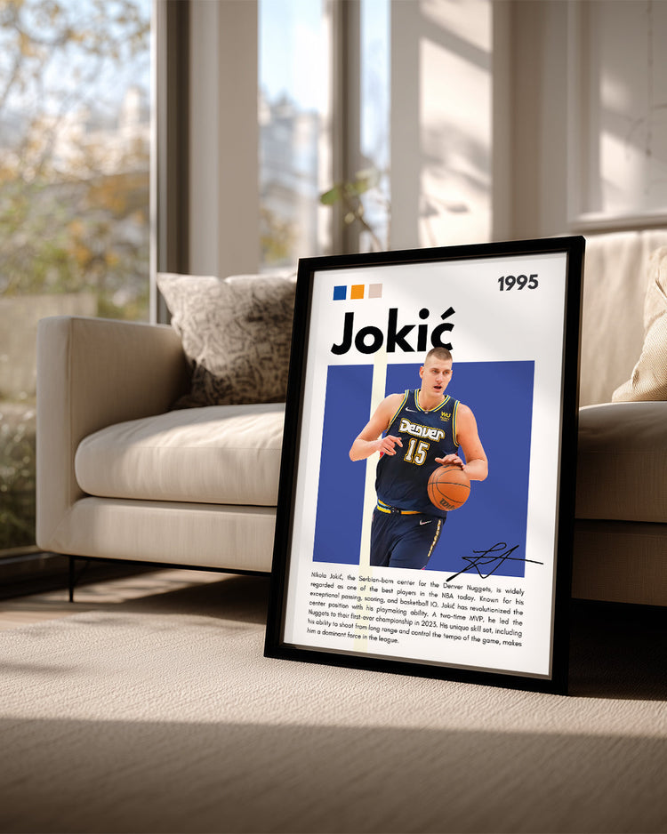 Nikola Jokic 1995 Poster Tablosu