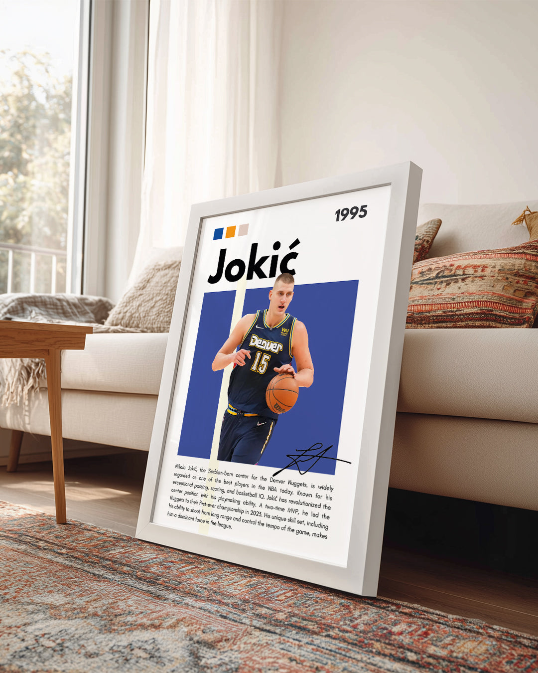 Nikola Jokic 1995 Poster Tablosu