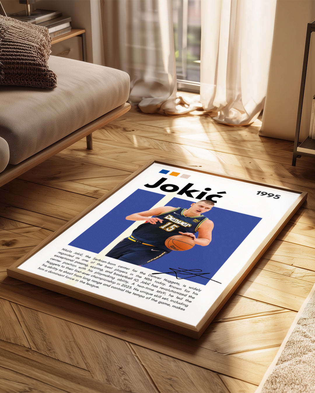 Nikola Jokic 1995 Poster Tablosu