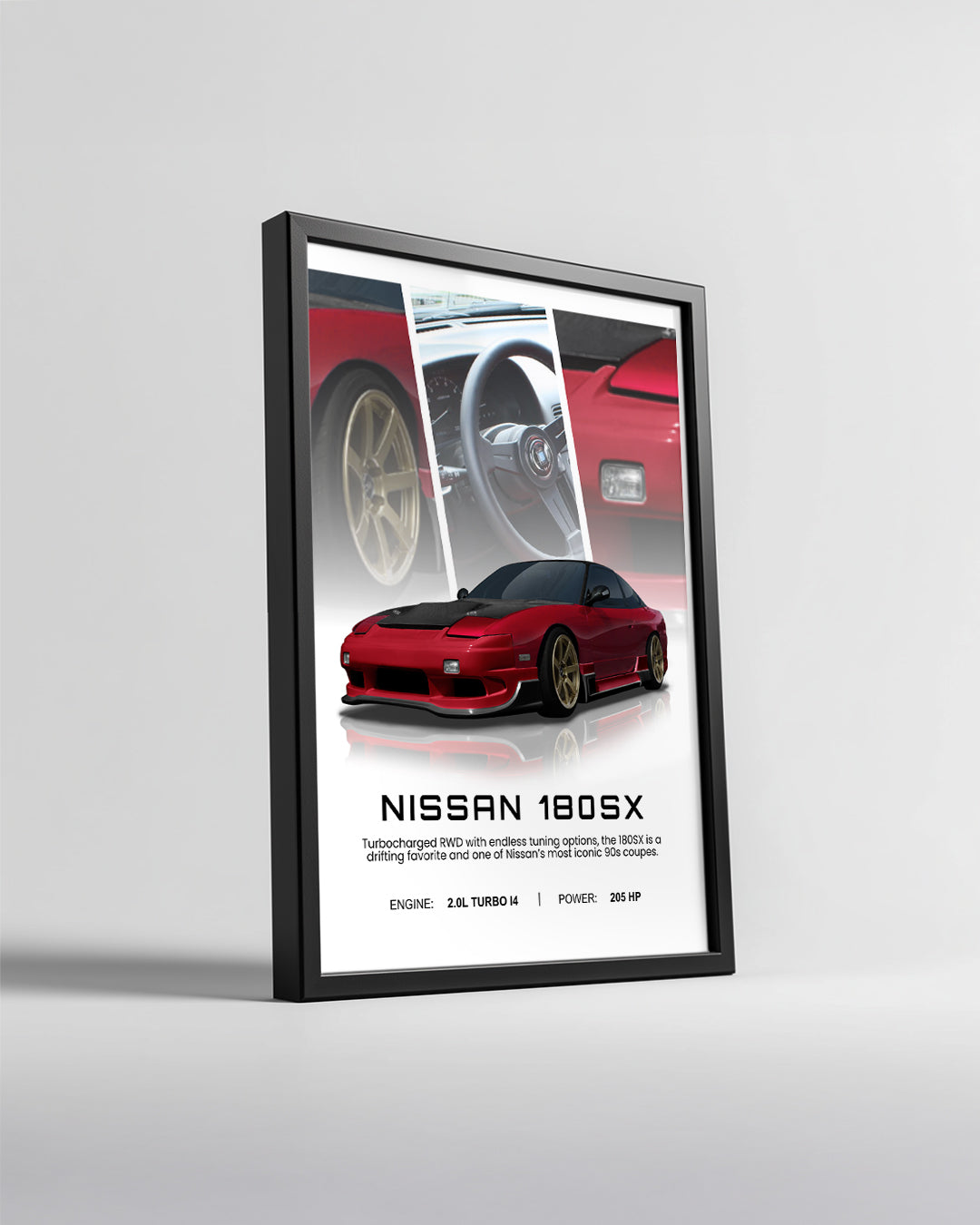 Nissan 180SX Poster Tablosu