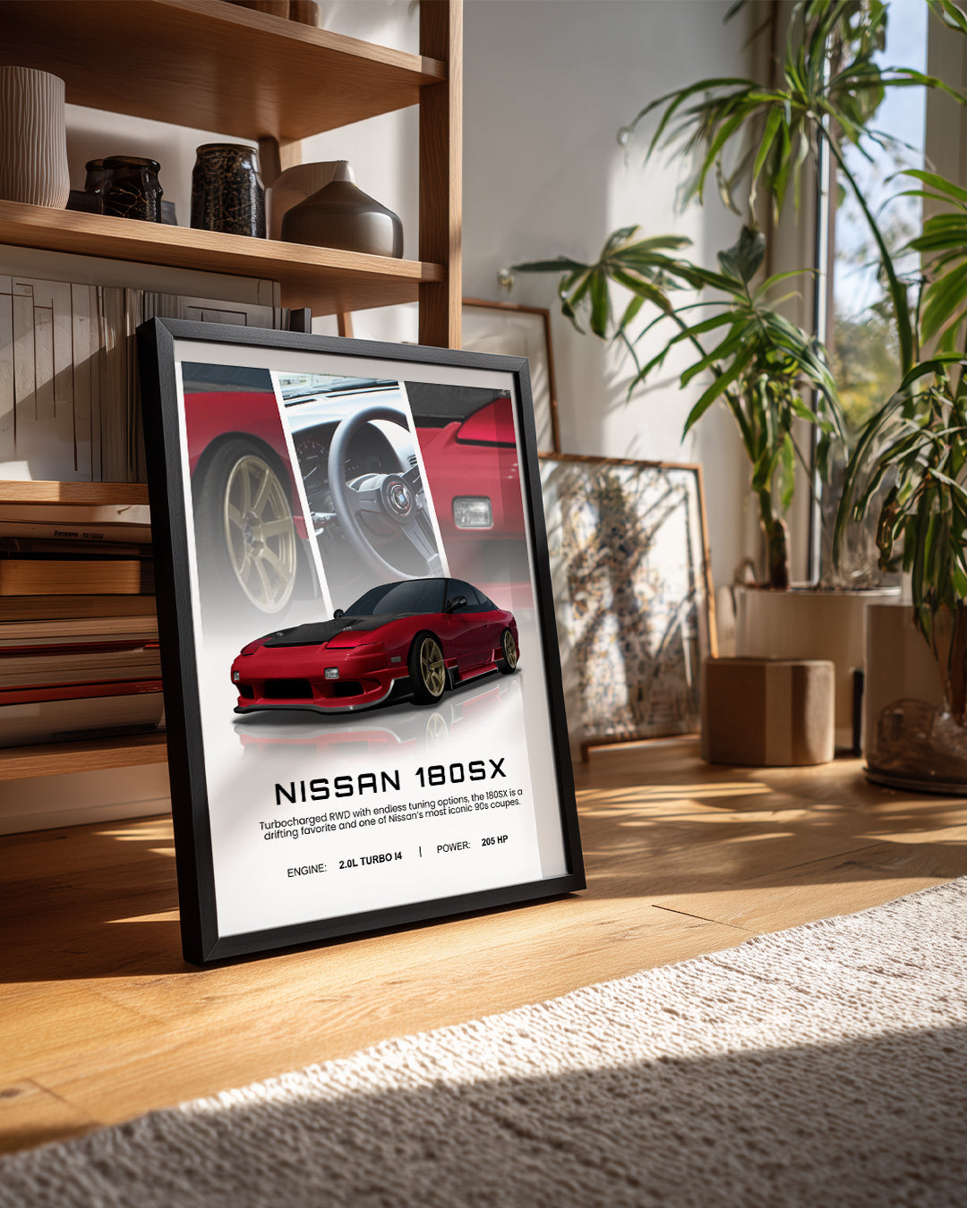 Nissan 180SX Poster Tablosu
