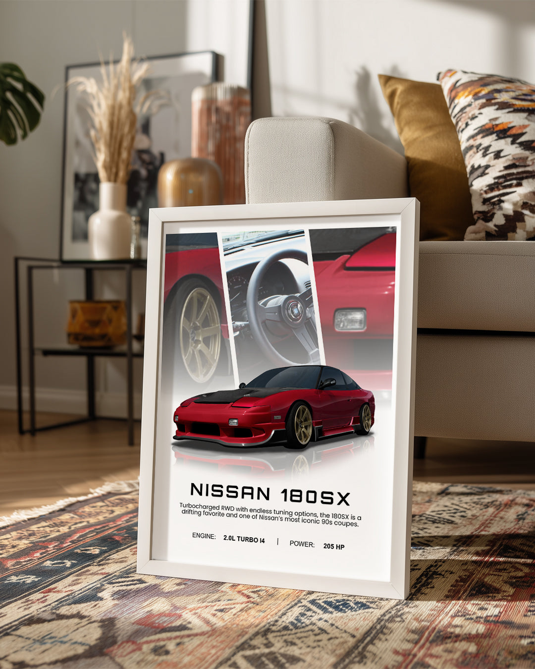Nissan 180SX Poster Tablosu