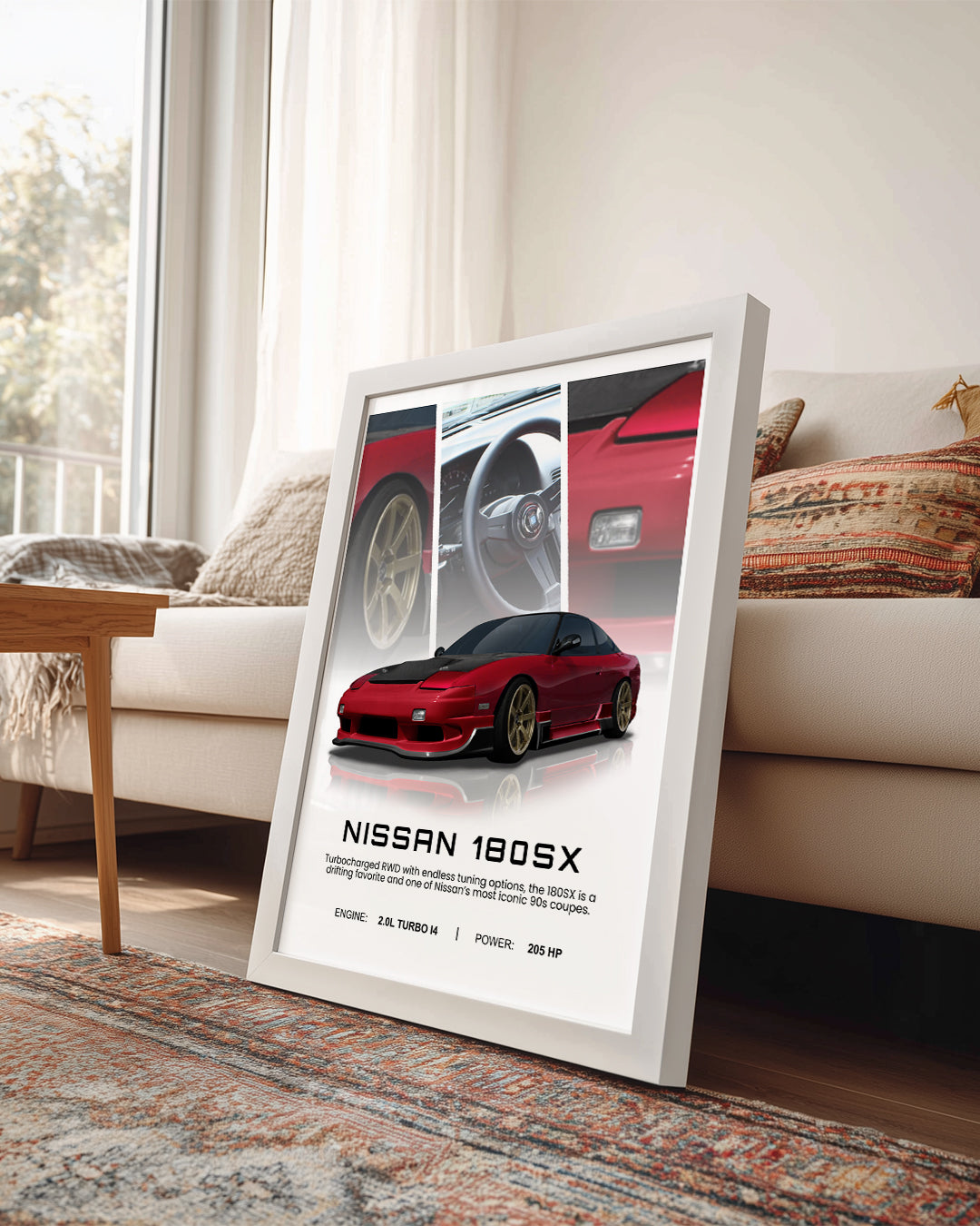 Nissan 180SX Poster Tablosu