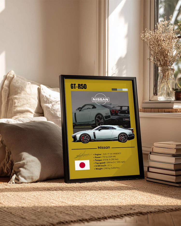 Nissan GT-R50 Poster Tablosu