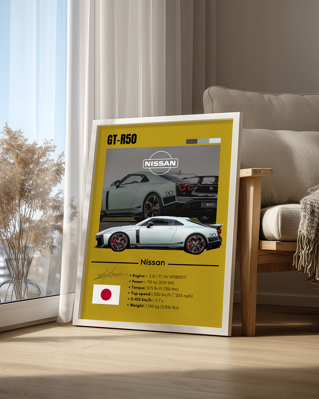Nissan GT-R50 Poster Tablosu