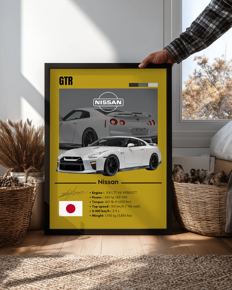 Nissan Gtr Poster Tablosu