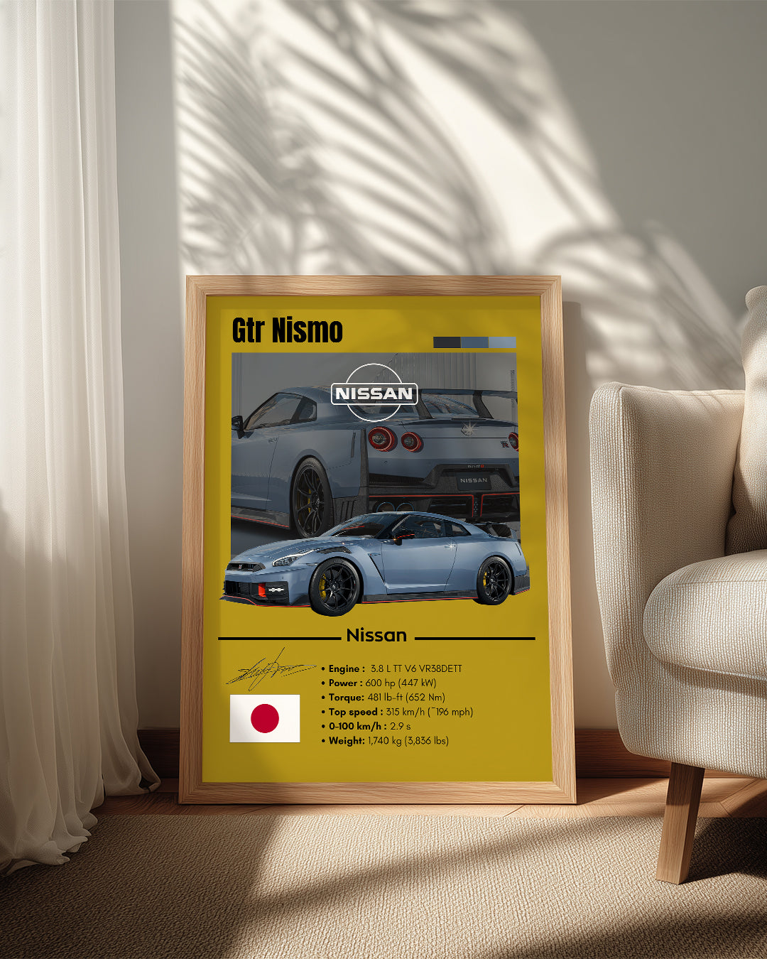 Nissan Gtr Nismo Poster Tablosu