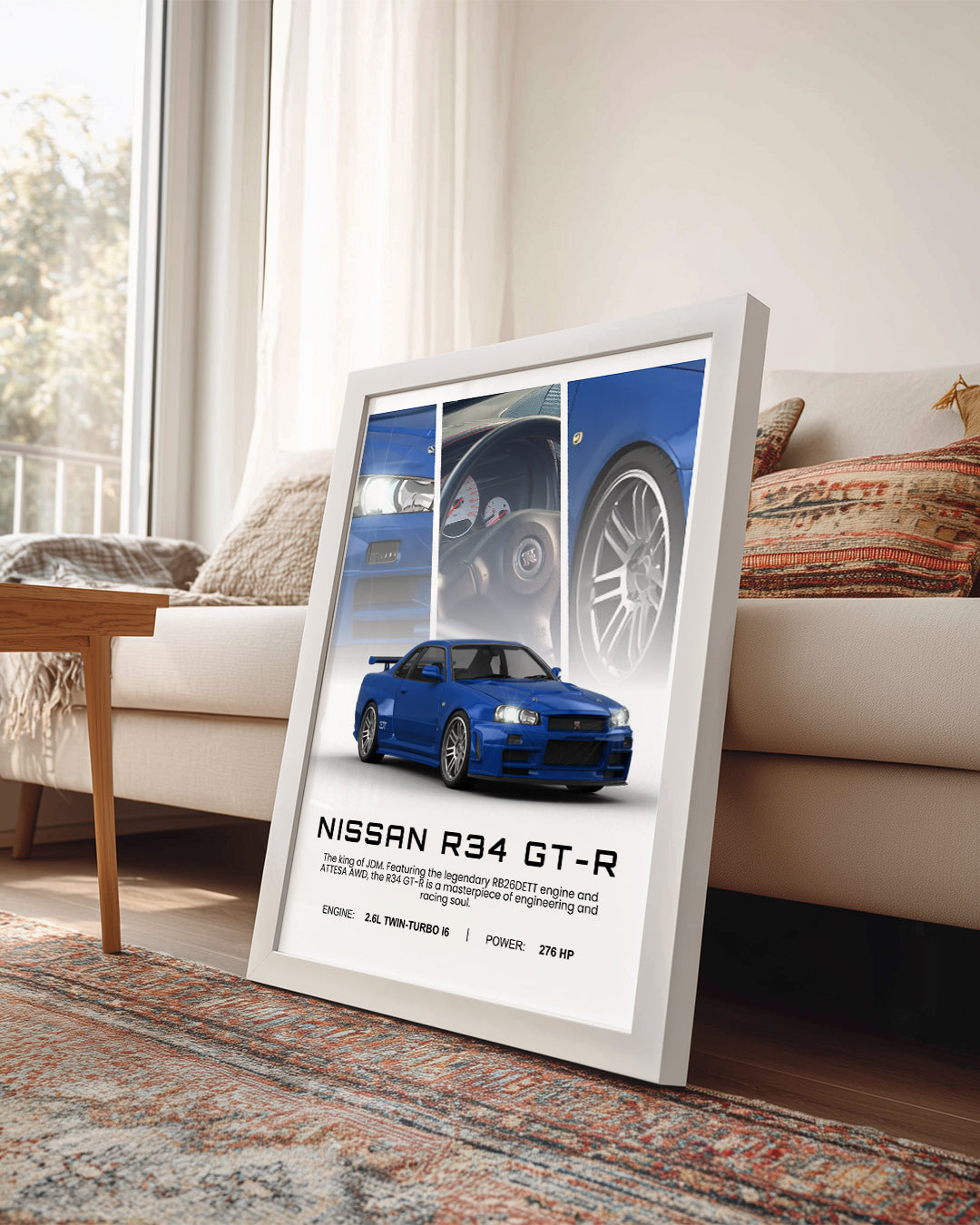 Nissan R34 GTR Poster Tablosu