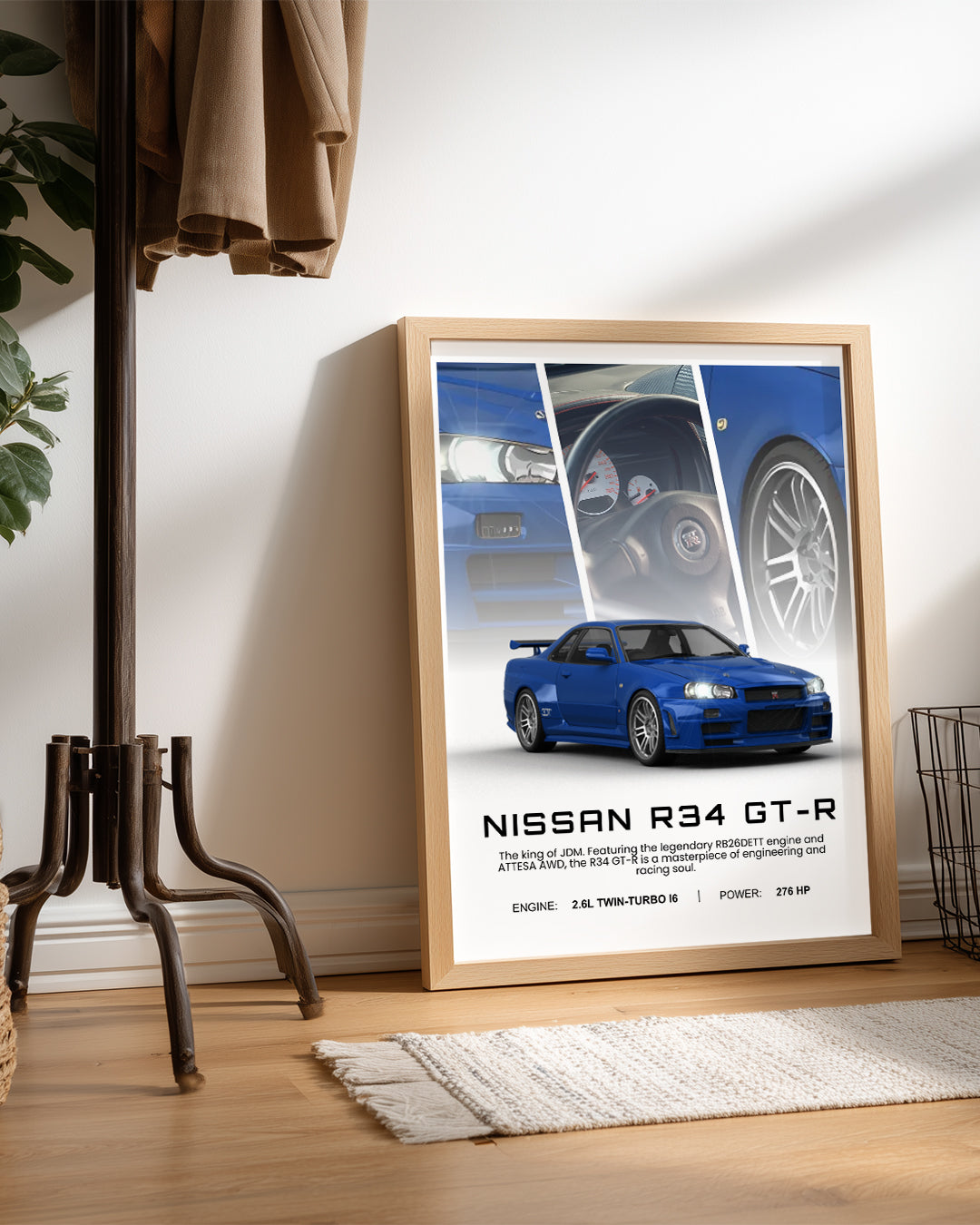 Nissan R34 GTR Poster Tablosu