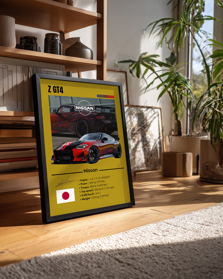 Nissan Z GT4 Poster Tablosu