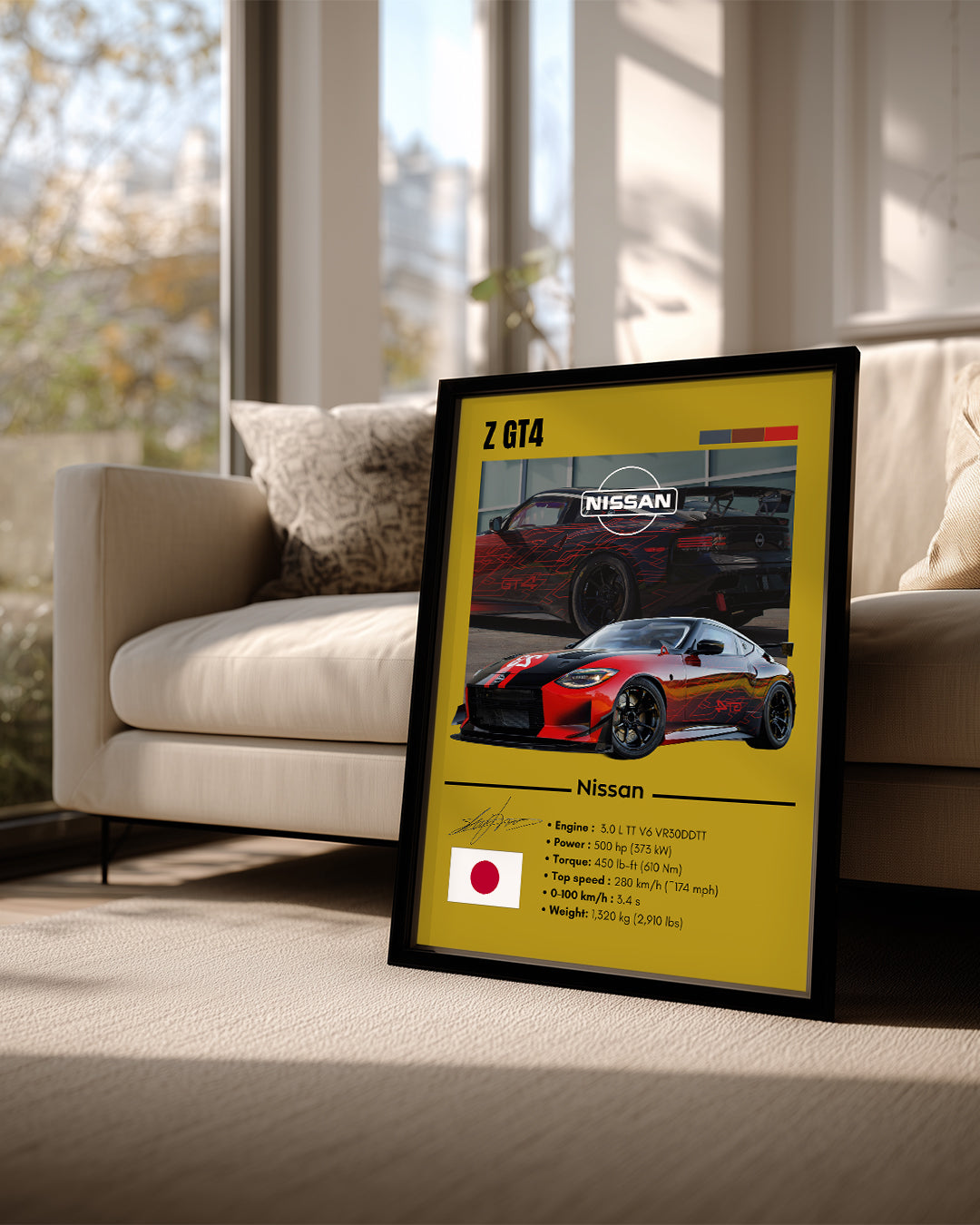 Nissan Z GT4 Poster Tablosu