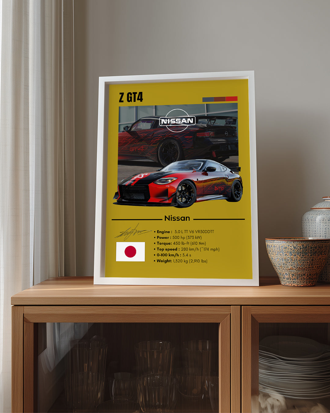 Nissan Z GT4 Poster Tablosu