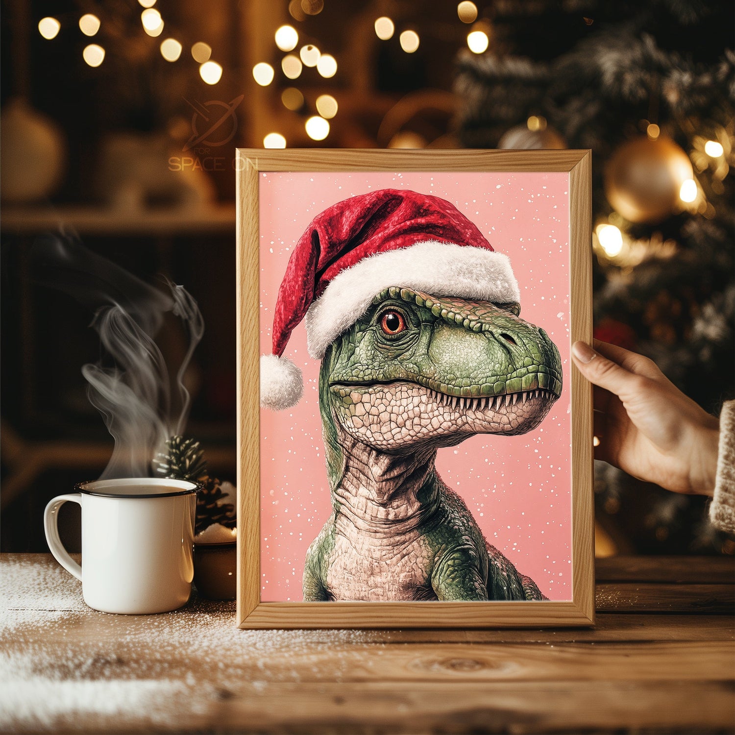 Nordic Santa Claus Poster Tablosu