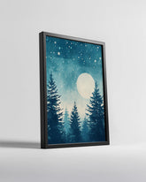 Northern Lights Christmas Poster Tablosu