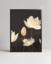 Nuit Fleurie Poster Tablosu