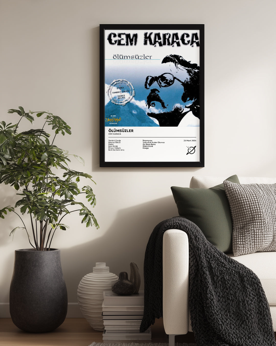 ÖlÜmsÜzler - Cem Karaca Poster Tablosu