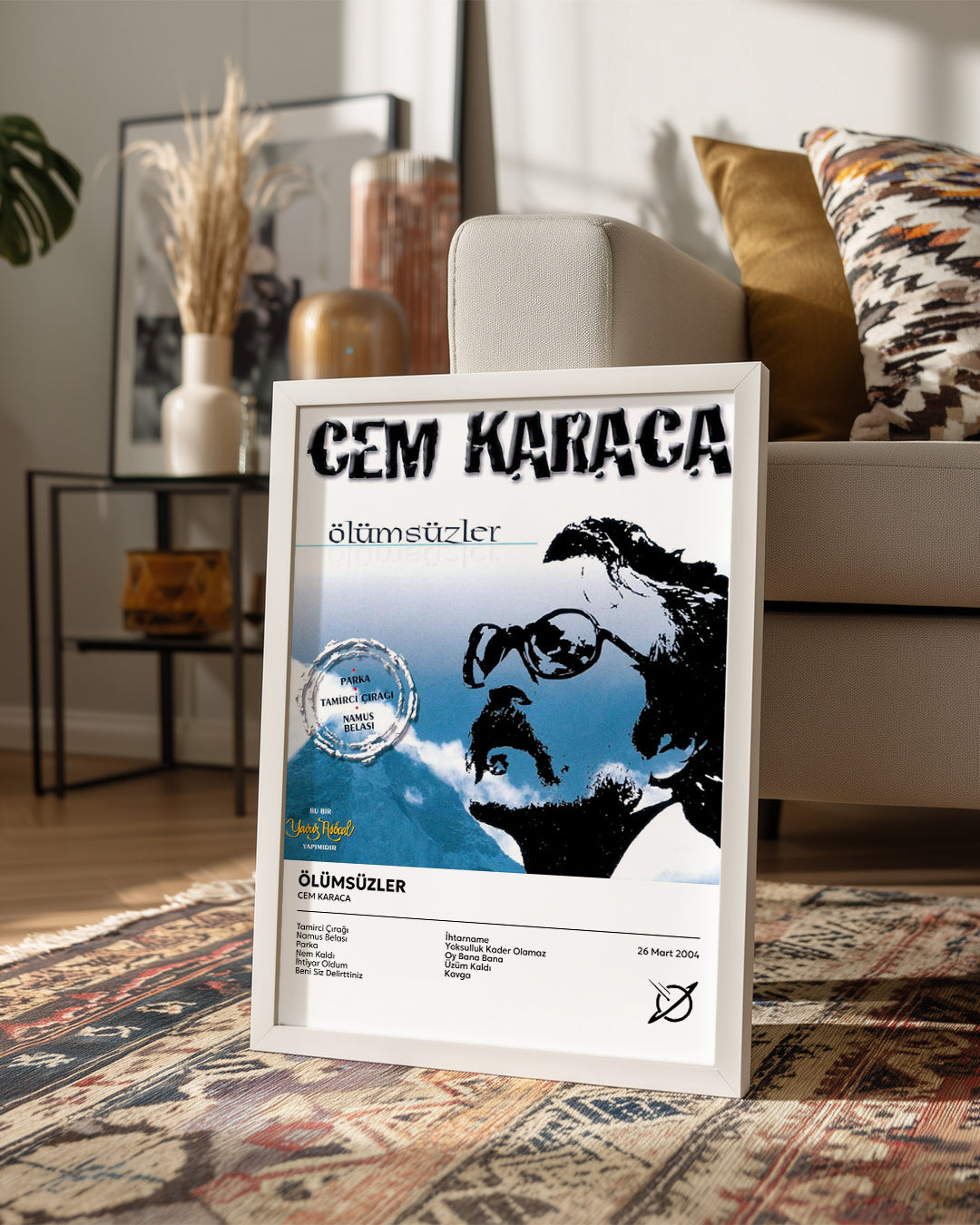 ÖlÜmsÜzler - Cem Karaca Poster Tablosu
