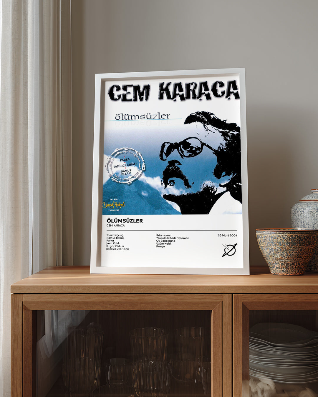 ÖlÜmsÜzler - Cem Karaca Poster Tablosu