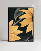 Ombre Tournesol Poster Tablosu