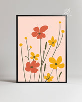 Orange Chic Poster Tablosu