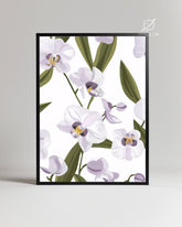 Orchid Lilas Poster Tablosu
