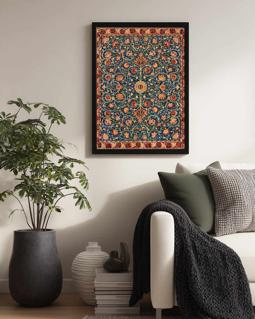 Oriental Bloom Poster Tablosu