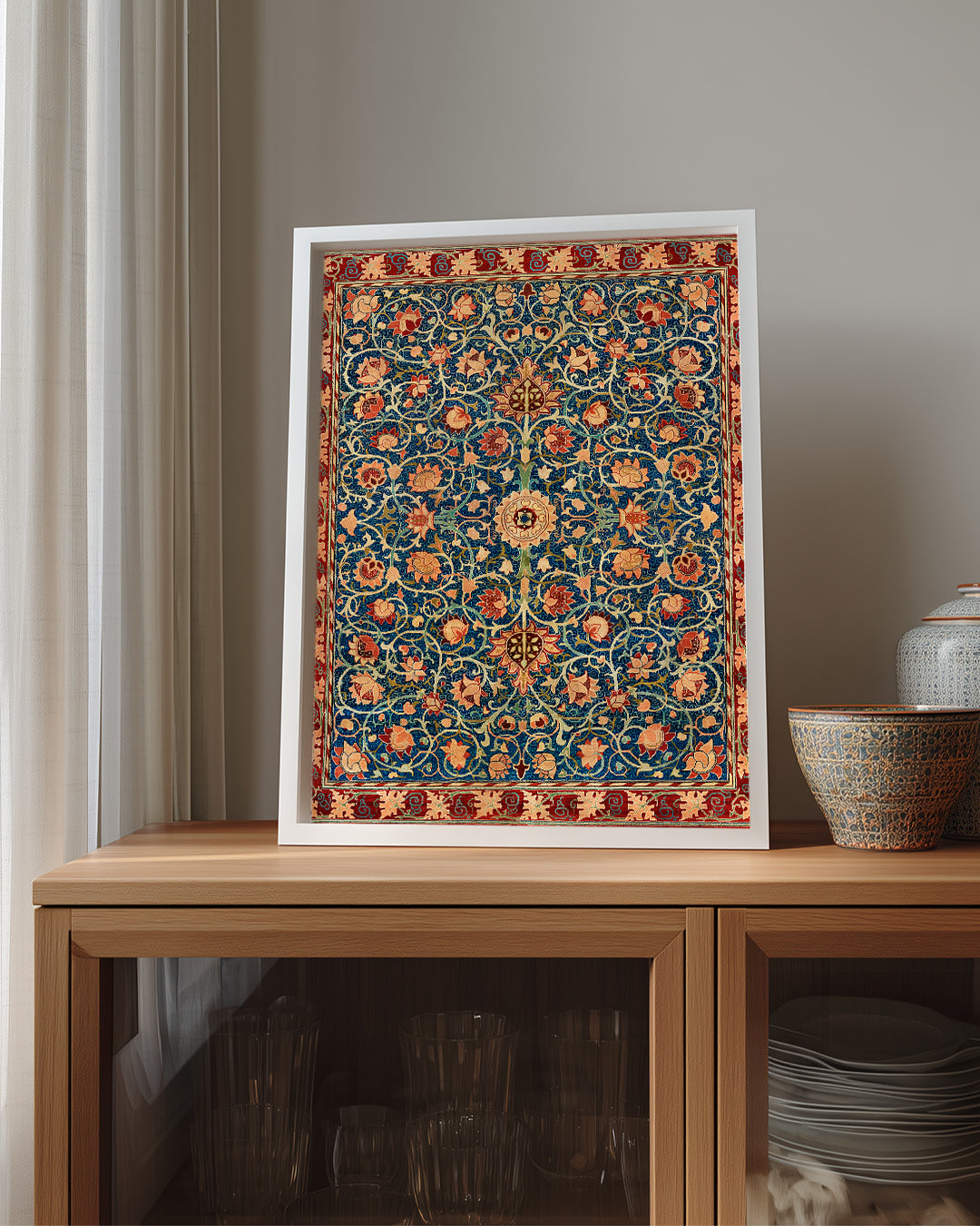 Oriental Bloom Poster Tablosu