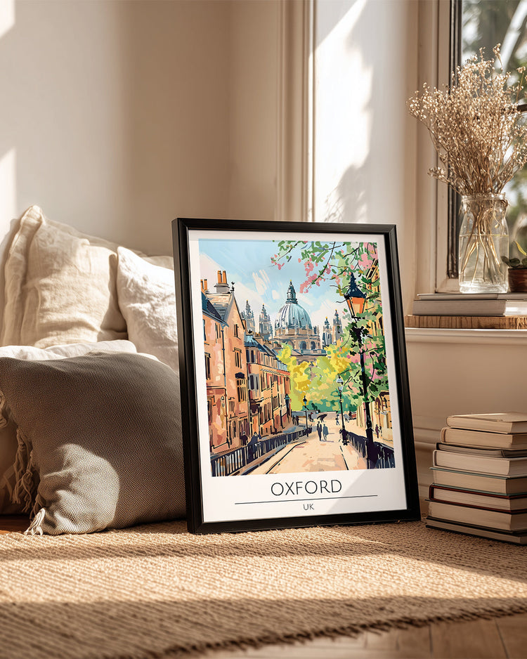 Oxford İngiltere Poster Tablosu