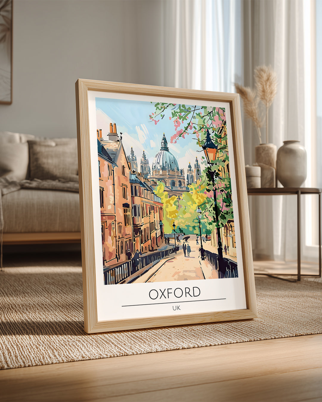 Oxford İngiltere Poster Tablosu