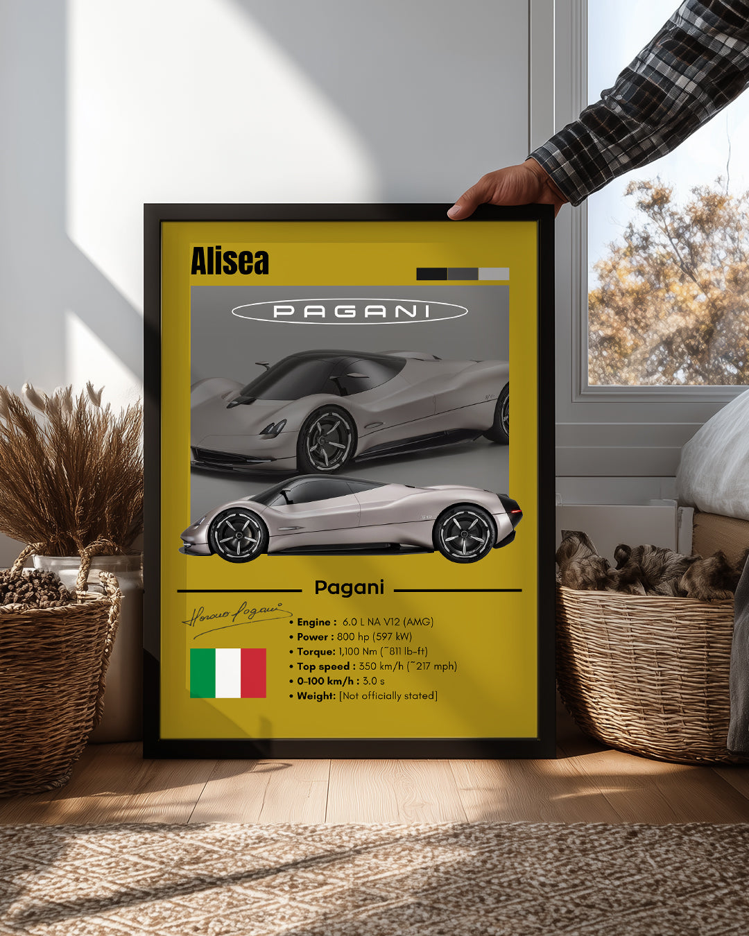 Pagani Alisea Poster Tablosu
